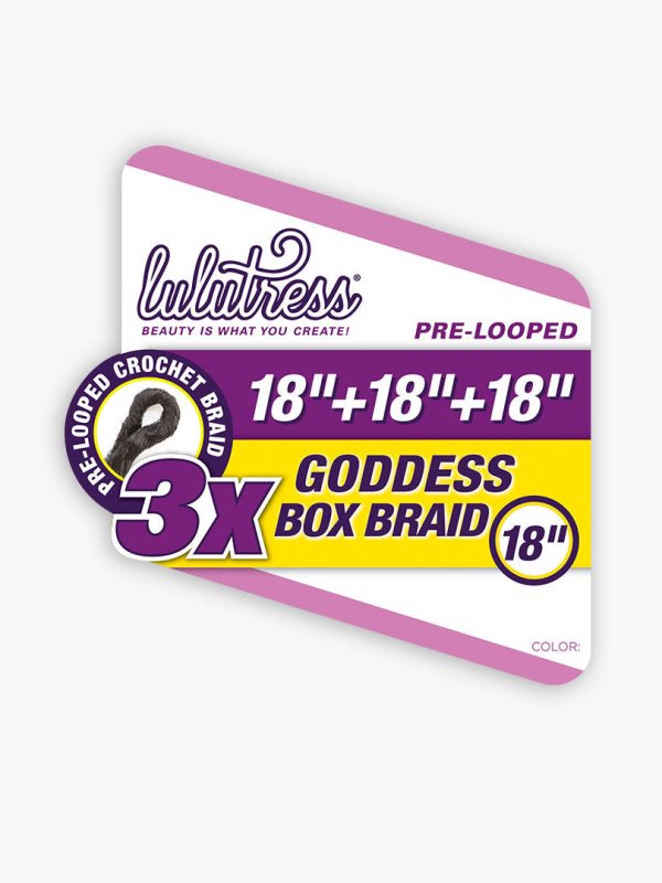 3X Lulutress Goddess Box Braid 18" - Image 3