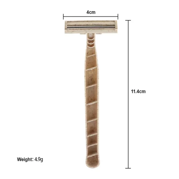 Eco Disposable Biodegradable Wheat Razor - Image 3