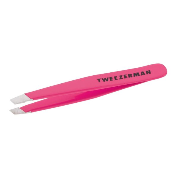 Neon Pink Mini Slant Tweezer 1248-FPR