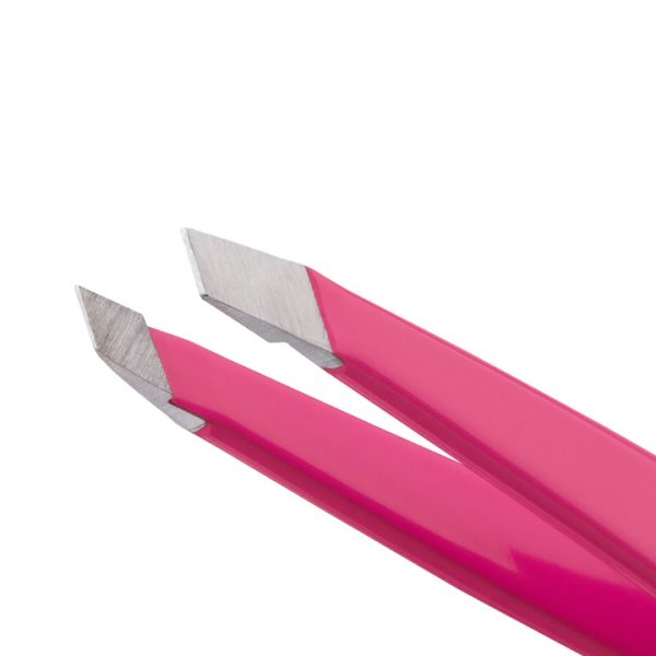 Neon Pink Mini Slant Tweezer 1248-FPR - Image 2