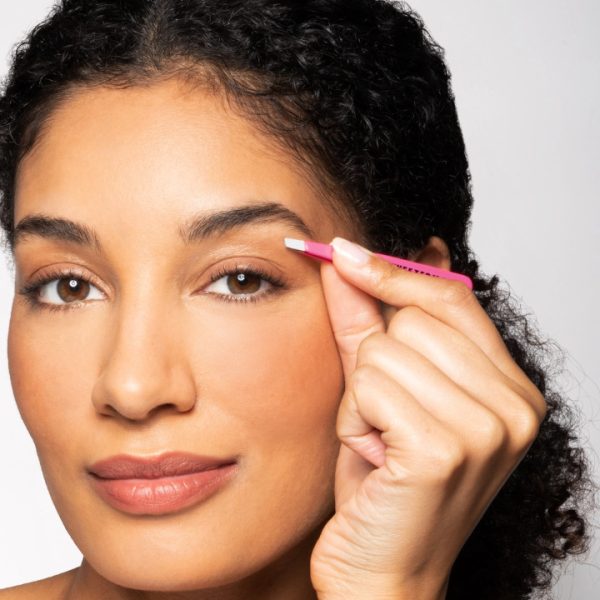 Neon Pink Mini Slant Tweezer 1248-FPR - Image 3