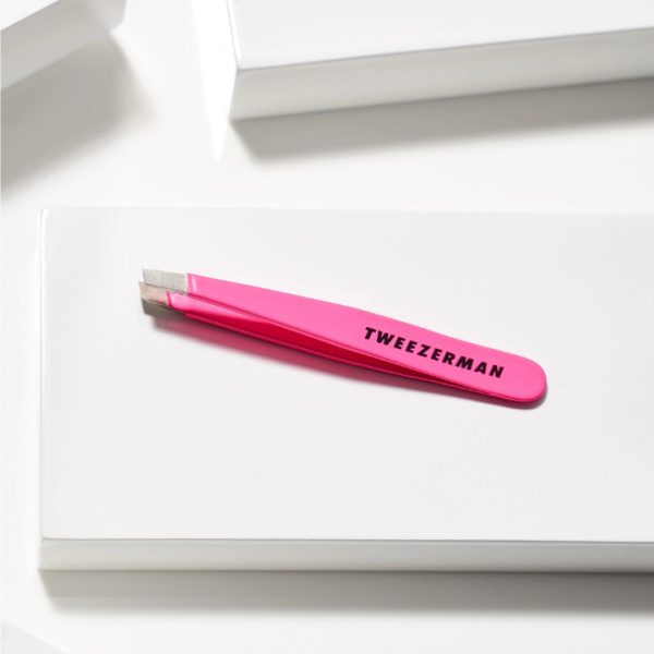 Neon Pink Mini Slant Tweezer 1248-FPR - Image 4