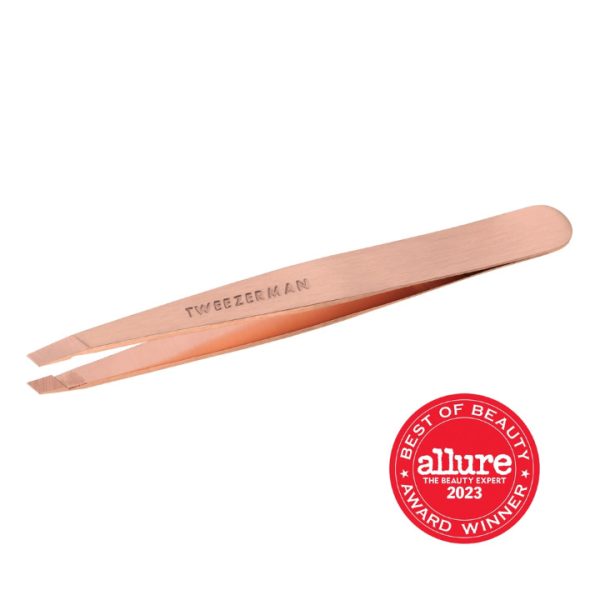 Rose Gold Slant Tweezer 1256-RGR