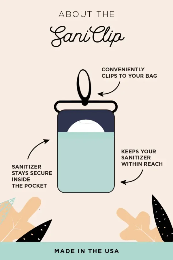 SaniClip Hand Sanitizer Holder - Image 7