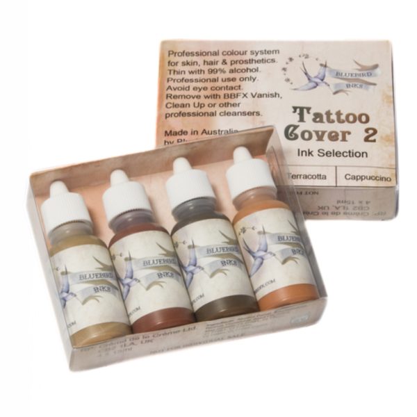 Bluebird Inks Tattoo Cover 2 Ink Pack