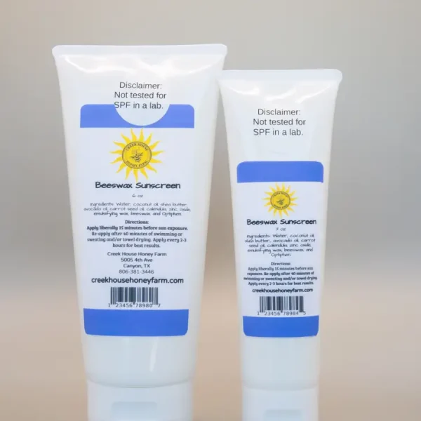 Beeswax Sunscreen