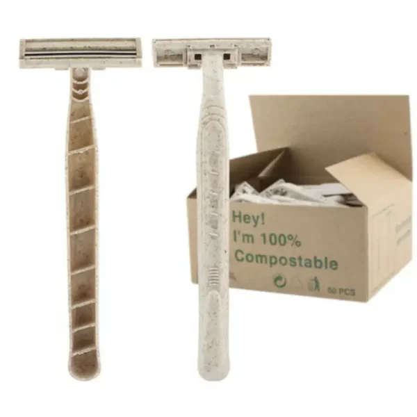 Eco Disposable Biodegradable Wheat Razor - Image 4