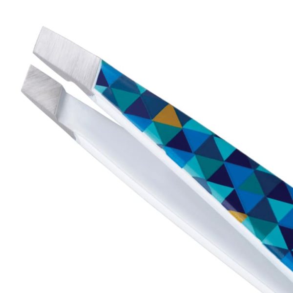 Blue Mosaic Mini Slant Tweezer 1252-TPR - Image 2