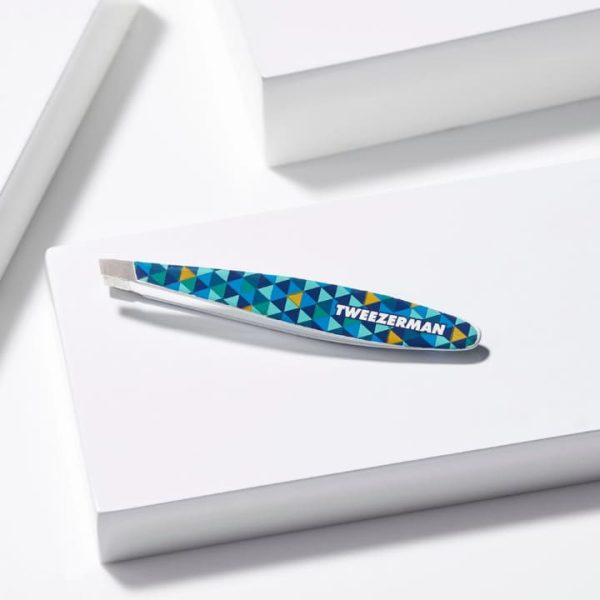 Blue Mosaic Mini Slant Tweezer 1252-TPR - Image 3