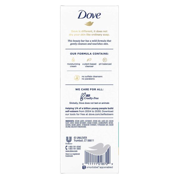 Dove Moisturizing Beauty Bar Soap Sensitive Skin 3.75 oz - 16 Bars - Image 2