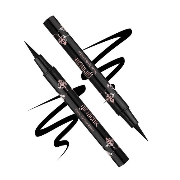 Girlactik Precise Eyeliner Marker Duo With Bonus Smudge Eraser Stick - Image 4