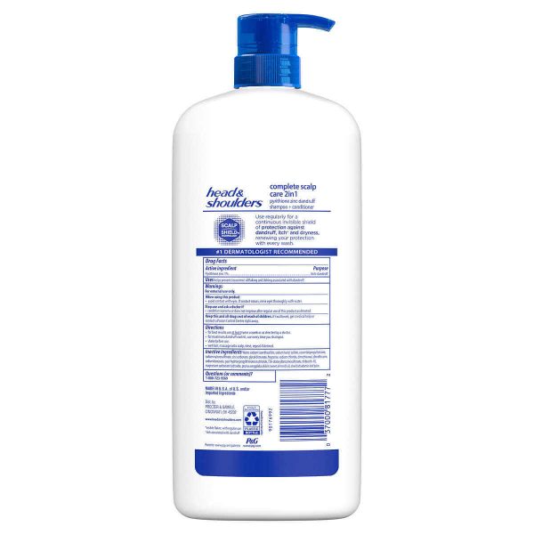 Head & Shoulders Complete Scalp Care 2in1 Shampoo and Conditioner - 40 fl oz - Image 2