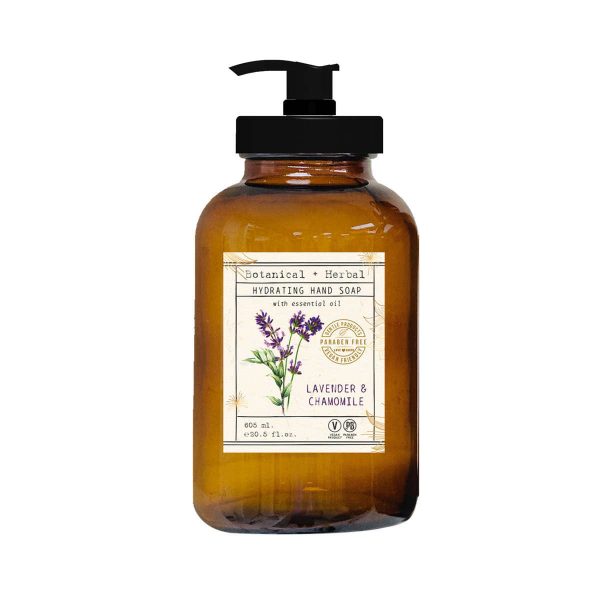 Home and Body Botanical + Herbal Hand Soap Glass Bottles - 8-pack - Image 6