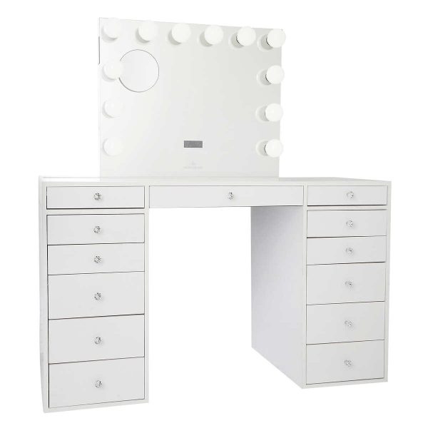 Impressions Vanity Slaystation with Lighted Mirror
