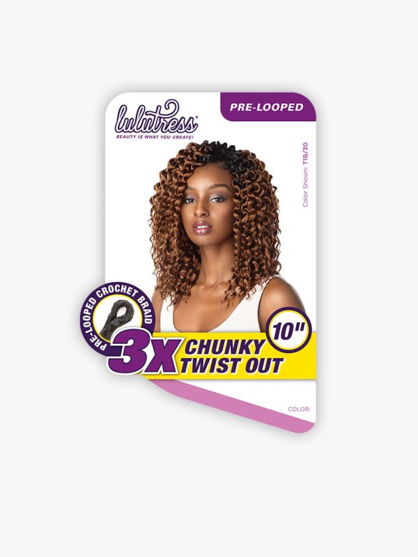 Lulutress Crochet Braid 3X Chunky Twist Out 10" - Image 3