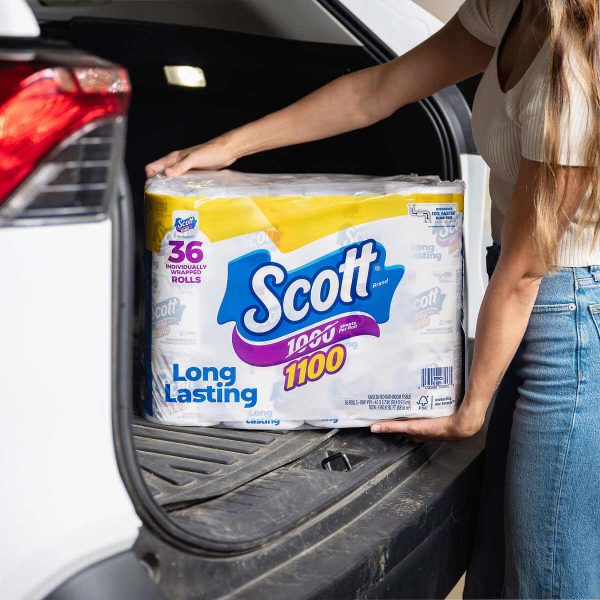 Scott Bath Tissue, 1-Ply, 1100 Sheets - 36 Rolls - Image 4