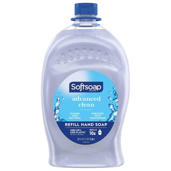 Softsoap Advanced Clean Liquid Hand Soap Refill 80 oz - 2-pack - Image 2