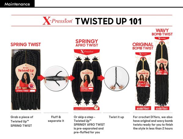 Twisted Up Springy Afro Twist 3x - Image 4