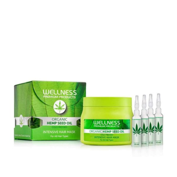 Wellness Premium Products Hemp Seed Oil Hair Mask - 500ML