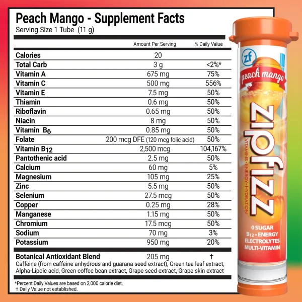 Zipfizz Multi-Vitamin Energy Hydration Drink Mix - 30 Tubes - Image 9